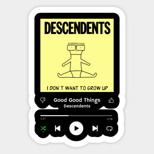 Stereo Music Player - Good Good Things Sticker